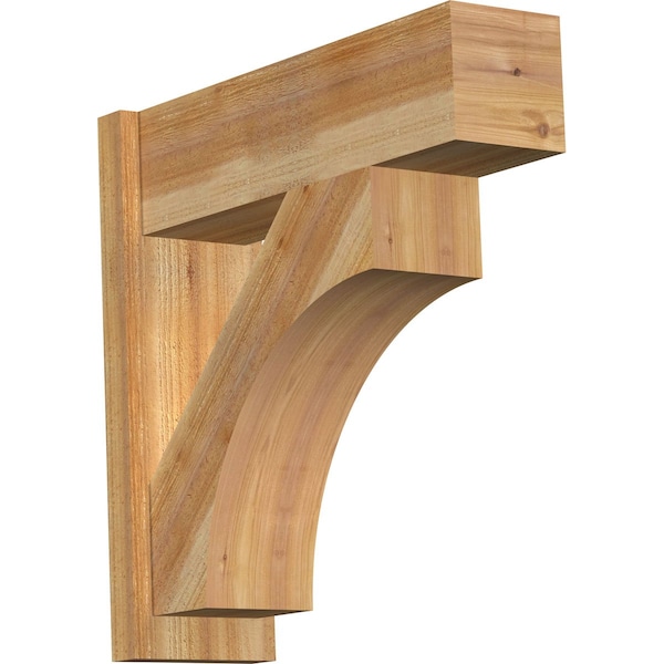 Ekena Millwork Westlake Block Rough Sawn Outlooker, Western Red Cedar, 8"W x 26"D x 26"H OUT08X26X26WTL05RWR - main
